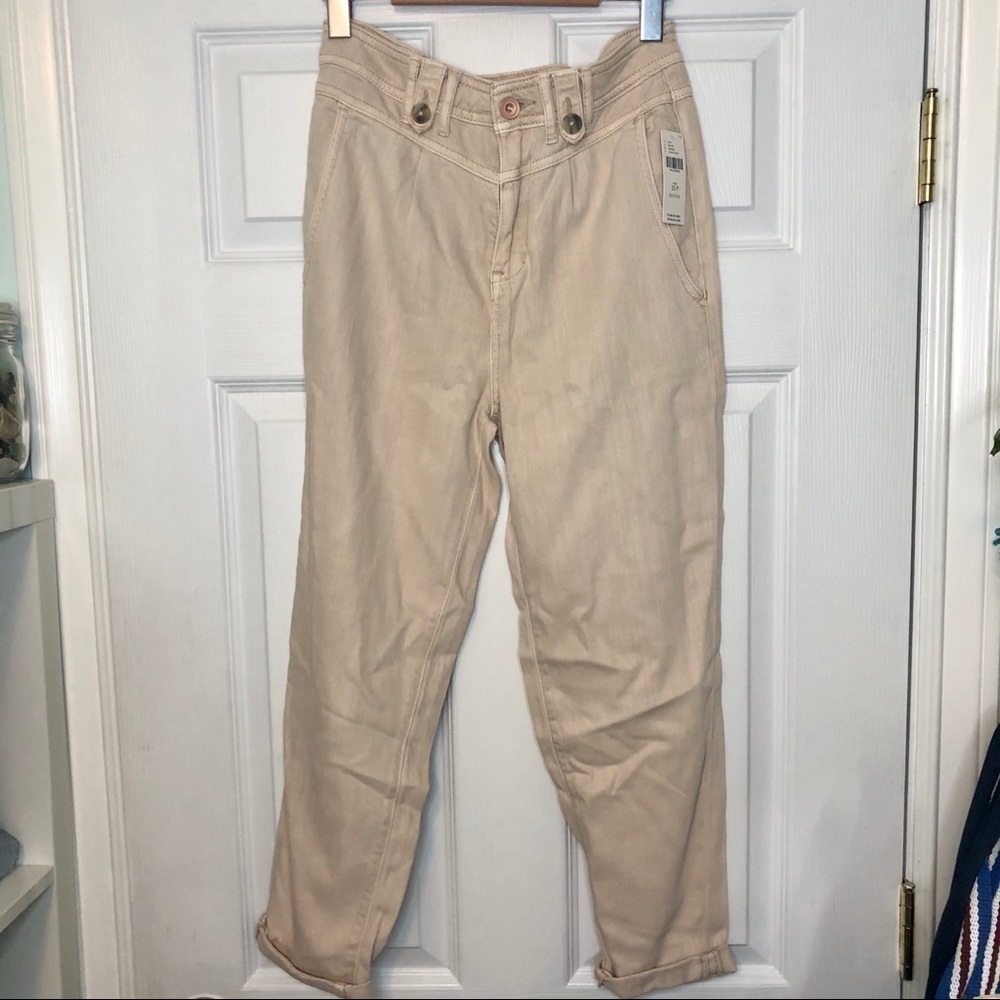 Anthropologie Petites NWT Cuffed Trousers 25P